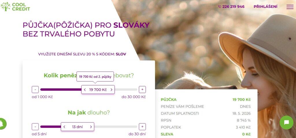 "Ihned" půjčka pro Slováky s přechodným pobytem je aktuálně v nabídce nebankovních půjček, její výše je 15, případně 30 tisíc. Mezi nabídkami lze najít i množství dalších, které doslovně nevyžadují české občanství.